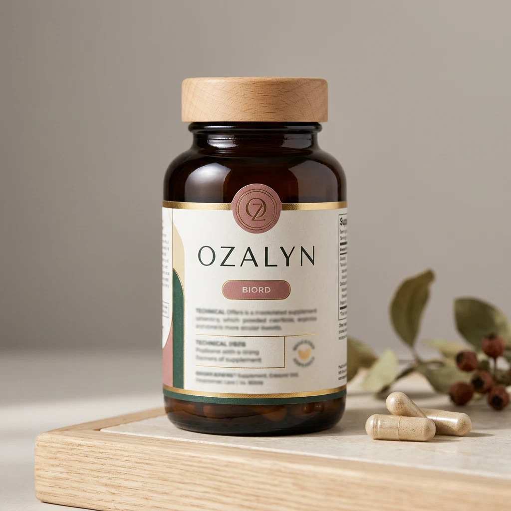 Ozalyn supplement pot - paars-violet deksel, plantaardige formule